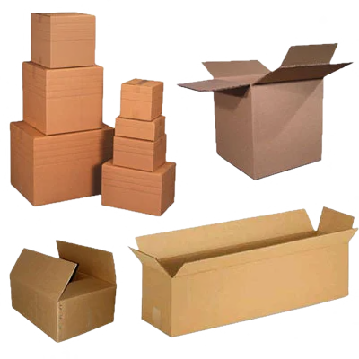 Various custom-shaped boxes